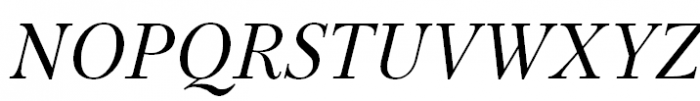 Petersburg Italic Font UPPERCASE