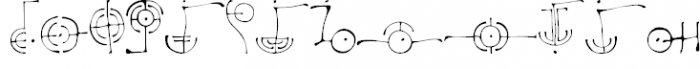 Petroglyph  Font LOWERCASE