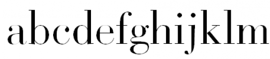 Petrovsky Two Light Font LOWERCASE