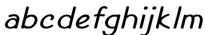 Penfold-BoldItalic Font LOWERCASE