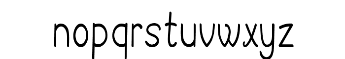 Penfold-CondensedRegular Font LOWERCASE