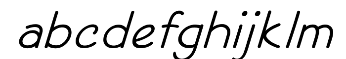 PenfoldItalic Font LOWERCASE