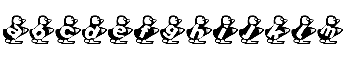 Pengo Font LOWERCASE