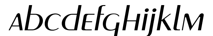 PenultimateLightItal Regular Font LOWERCASE