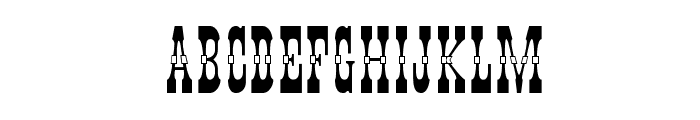 PepperwoodStd-Fill Font LOWERCASE