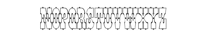 PepperwoodStd-Outline Font UPPERCASE