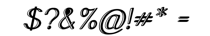 Perilon-BoldItalic Font OTHER CHARS