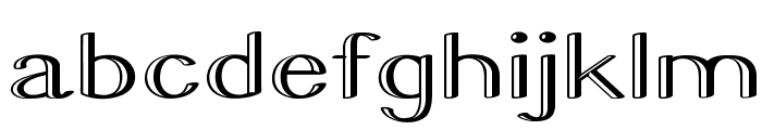 Perilon-ExtraexpandedRegular Font LOWERCASE