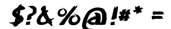Perujo-BoldItalic Font OTHER CHARS