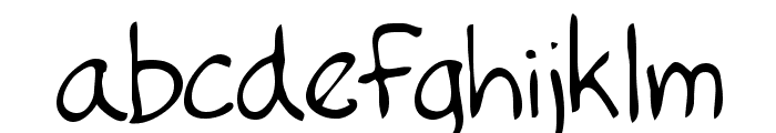 Peter Regular Font LOWERCASE