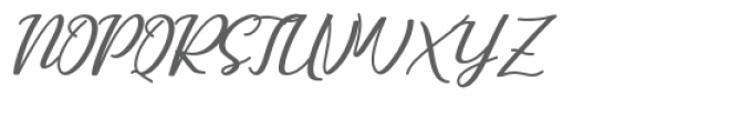 Pettaya Script Font UPPERCASE