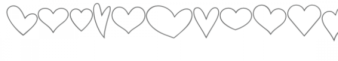 perfect hearts doodlebat Font LOWERCASE