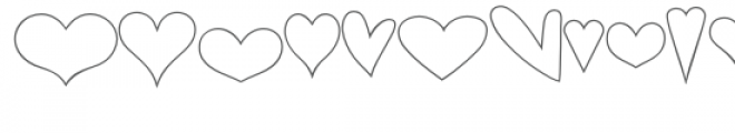 perfect hearts doodlebat Font LOWERCASE
