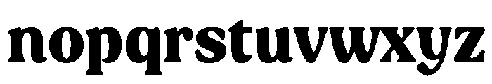 Peachi Black Font LOWERCASE