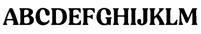 Peachi Bold Font UPPERCASE