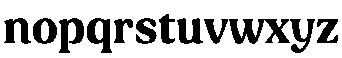 Peachi Bold Font LOWERCASE