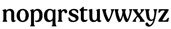 Peachi Medium Font LOWERCASE