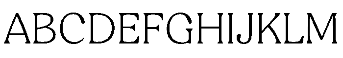 Peachi Thin Font UPPERCASE