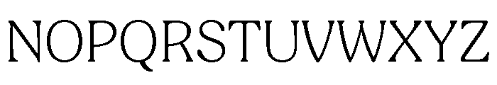 Peachi Thin Font UPPERCASE