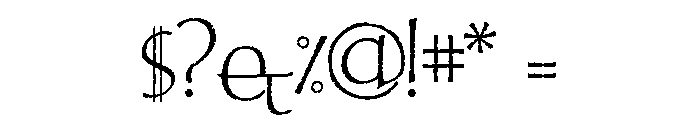 Peanut Regular Font OTHER CHARS