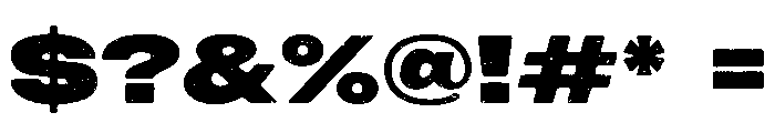 Peckham Press Regular Font OTHER CHARS