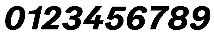 Peclet Black Italic Font OTHER CHARS