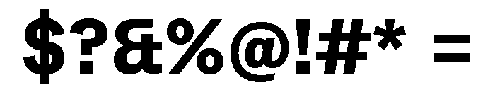 Peclet Black Font OTHER CHARS