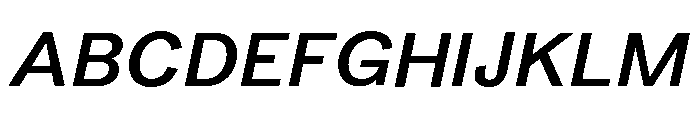 Peclet Semi Bold Italic Font UPPERCASE