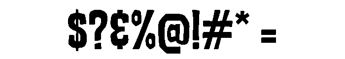 Pedrita Regular Font OTHER CHARS