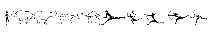 Petroglyphs African Font OTHER CHARS