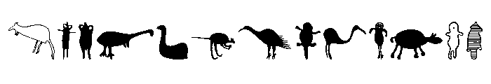 Petroglyphs Australian FONT