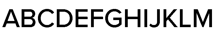 Pf Grand Gothik Variable Medium Font UPPERCASE
