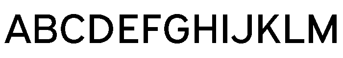 Pf Grand Gothik Variable Regular Font UPPERCASE