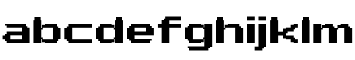 PF Tempesta Seven Extended Bold Font LOWERCASE
