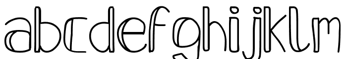PFS Pastel Feather Font LOWERCASE