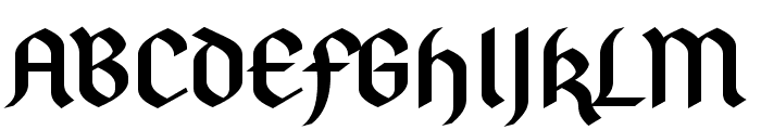 PfefferSimpelgotisch-Bold Font UPPERCASE