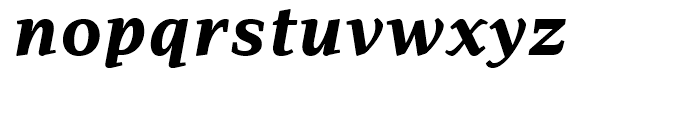 PF Adamant ExtraBold Italic Font LOWERCASE