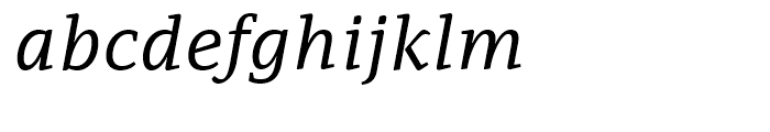 PF Adamant Italic Font LOWERCASE