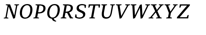 PF Adamant Medium Italic Font UPPERCASE