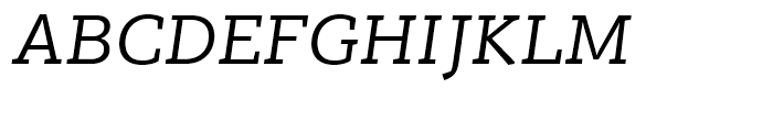 PF Bague Slab Italic Font UPPERCASE