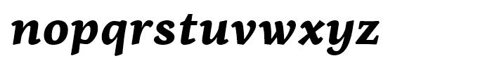 PF Centro Serif Black Italic Font LOWERCASE