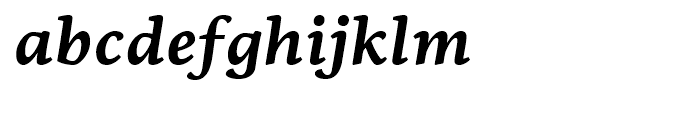 PF Centro Serif Bold Italic Font LOWERCASE