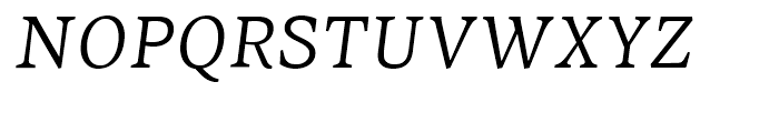 PF Centro Serif Italic Font UPPERCASE