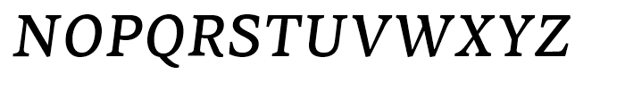 PF Centro Serif Medium Italic Font UPPERCASE