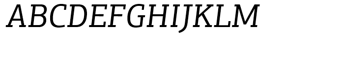 PF Centro Slab Italic Font UPPERCASE