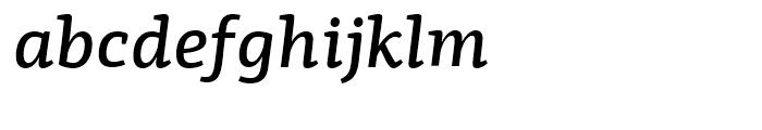 PF Centro Slab Medium Italic Font LOWERCASE