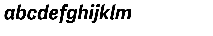 PF Das Grotesk Bold Italic Font LOWERCASE