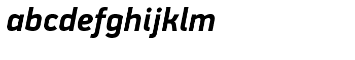 PF Din Display Bold Italic Font LOWERCASE