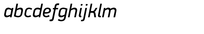 PF Din Display Italic Font LOWERCASE