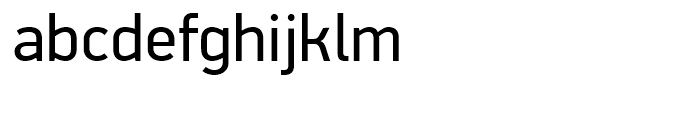 PF Din Display Regular Font LOWERCASE